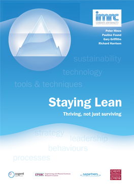 Staying Lean: Thriving Not Just Surviving