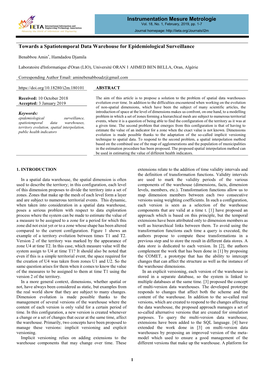 Towards a Spatiotemporal Data Warehouse for Epidemiological Surveillance