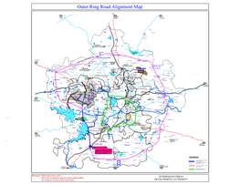 Outer Ring Road Alignment Map