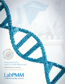 Personalized Molecular Medicine® 2020 Services Catalog