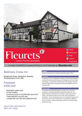 Bellmans Cross Inn, Bewdley