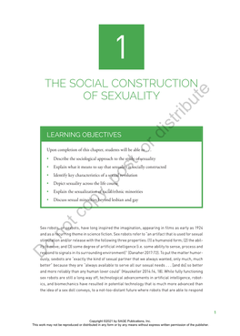 The Social Construction of Sexuality