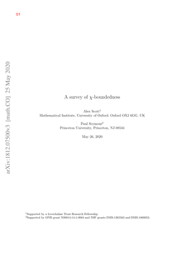 Arxiv:1812.07500V3 [Math.CO] 25 May 2020