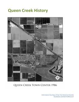 Queen Creek History