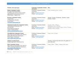 Community Gardens, Updated 28 Dec 2017