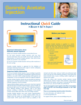 Ganirelix Acetate Injection