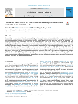 Current and Future Glacier and Lake Assessment in the Deglaciating