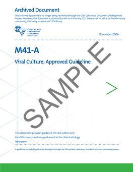 M41: Viral Culture, 1St Edition