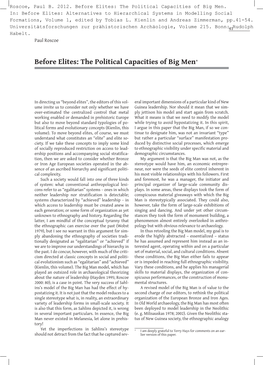 The Political Capacities of Big Men*