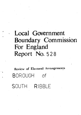 Local Government Boundary Commission for England Report No