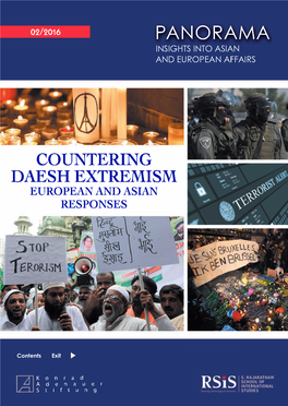 Countering Daesh Extremism: European and Asian Responses Countering Daesh Extremism: European And