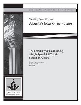 Standing Committee on Alberta’S Economic Future