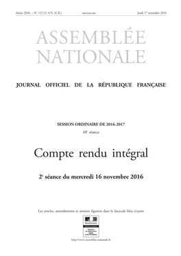 Assemblée Nationale