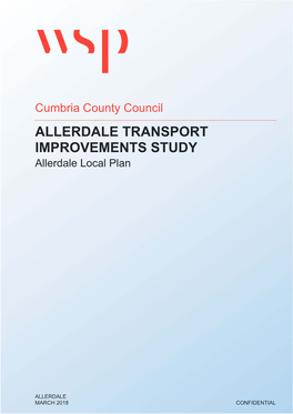 ALLERDALE TRANSPORT IMPROVEMENTS STUDY Allerdale Local Plan