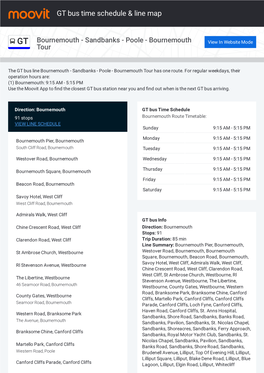 GT Bus Time Schedule & Line Route