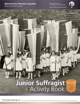 Activity Book Junior Suffragist