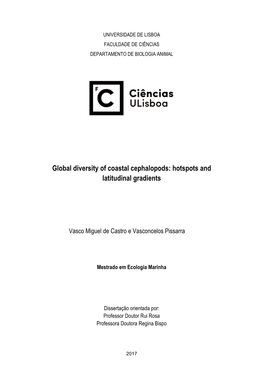 Global Diversity of Coastal Cephalopods: Hotspots and Latitudinal Gradients