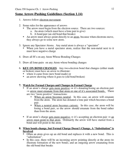 Ch. 1 Arrow-Pushing 12 Some Arrow-Pushing Guidelines (Section 1.14)