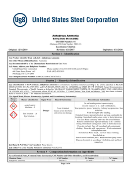 Anhydrous Ammonia