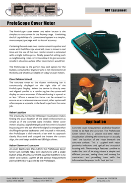 Profoscope Cover Meter