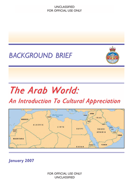 The Arab World: an Introduction to Cultural Appreciation