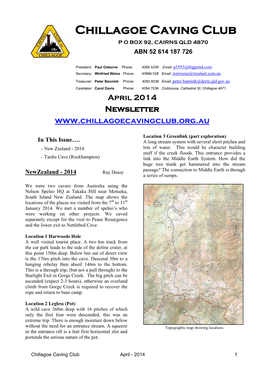 CCC Newsletter 2014 04 April