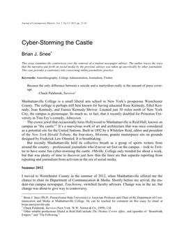 Cyber-Storming the Castle