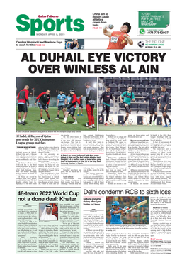 Al Duhail Eye Victory Over Winless Al Ain