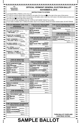 Ballot Paper