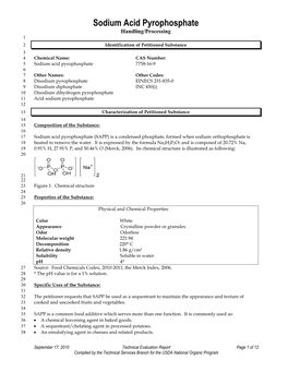 Sodium Acid Pyrophosphate