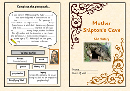 Mother-Shiptons-Cave-KS2-History-Trail.Pdf