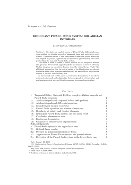 Redundant Picard-Fuchs System for Abelian Integrals