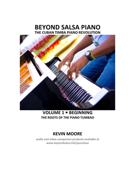 Beyond Salsa Piano the Cuban Timba Piano Revolution