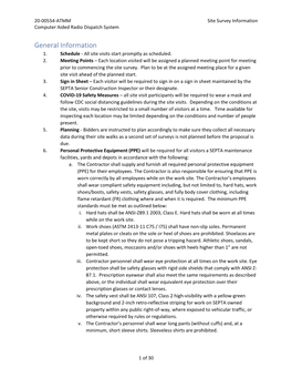 Site Survey Information Computer Aided Radio Dispatch System