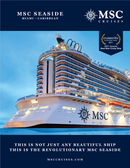 Msc Seaside Miami – Caribbean