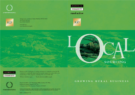 Guide to Local Sourcing