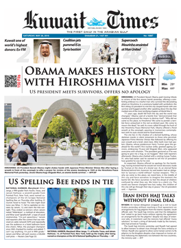 Obama Makes History with Hiroshima Visit
