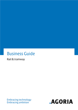Business Guide Rail & Tramway Introduction Activities / Products