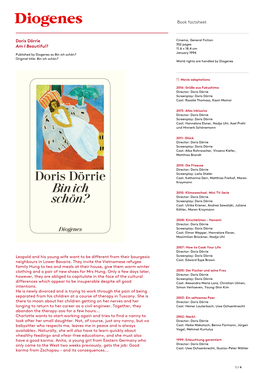 Book Factsheet Doris Dörrie Am I Beautiful?