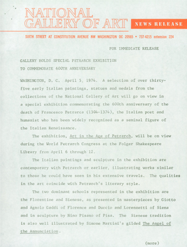 WASHINGTON, D. C8 April 5, 1974. a Selection of Over Thirty- Five Early