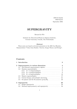 Supergravity