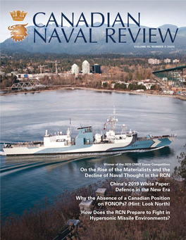 On the Rise of the Materialists and the Decline of Naval Thought in the RCN China's 2019 White Paper