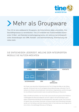 Mehr Als Groupware