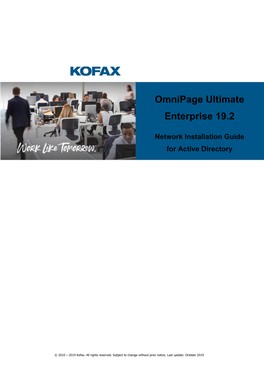 Omnipage Ultimate Enterprise Network Installation Guide For