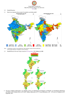 04-09-2021 1.0 Rainfall Situation