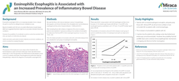 • Patients with Increased Esophageal Eosinophils, and Particularly Those