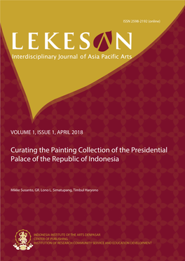 Curating the Painting Collection of the Presidential Palace of the Republic of Indonesia