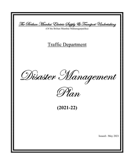 Disaster Management Plan 2021-22