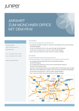 Anfahrt Zum Münchner Office Mit Dem