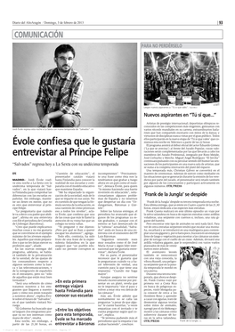 Évole Confiesa Que Le Gustaría Entrevistar Al Príncipe Felipe